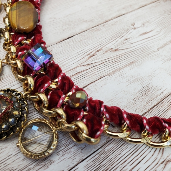 Vintage Beaded Pendant Necklace - Picture 5 of 10